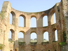 Imperial Bath of Roman Empire and Frankish Kingdom, Trier on the Moselle - 'Roma secunda'