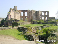 Imperial Bath of Roman Empire and Frankish Kingdom, Trier on the Moselle - 'Roma secunda'