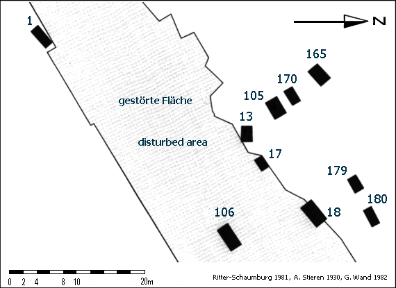Plan of the Soest chamber graves